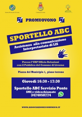 Sportello ABC e servizio telefonico ponte - Comunico e Comune di Livorno - Comunico®